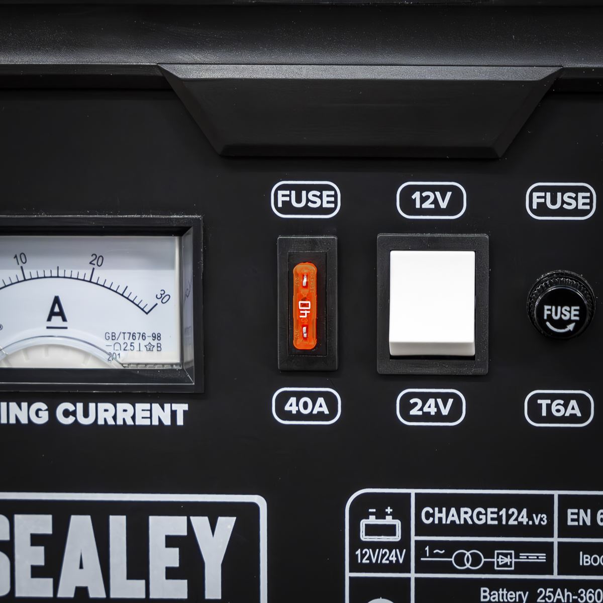 Sealey Battery Charger 28A 12/24V 230V