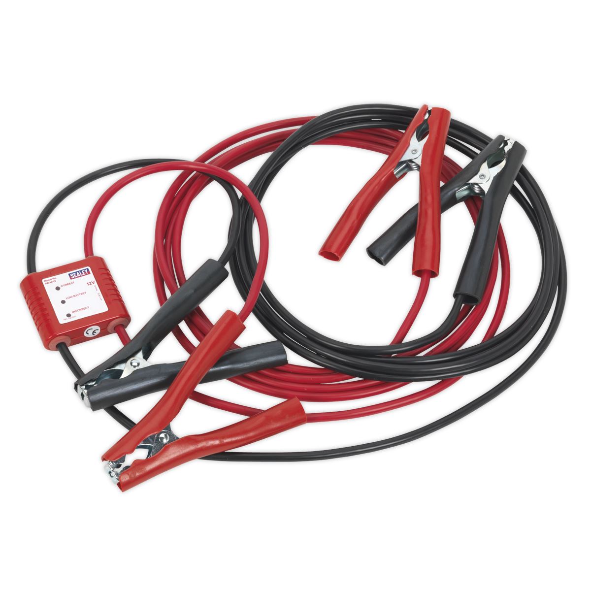 Sealey Booster Cables 5m 400A 20mm² with 12V Electronics Protection 