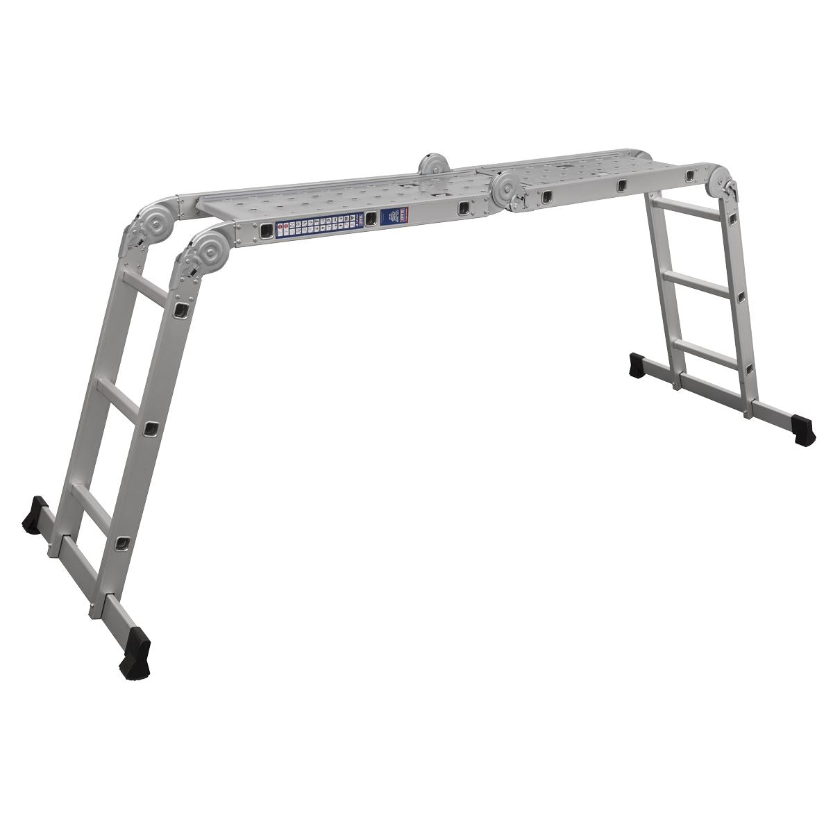 Sealey Aluminium Folding Platform Ladder 4-Way EN 131 