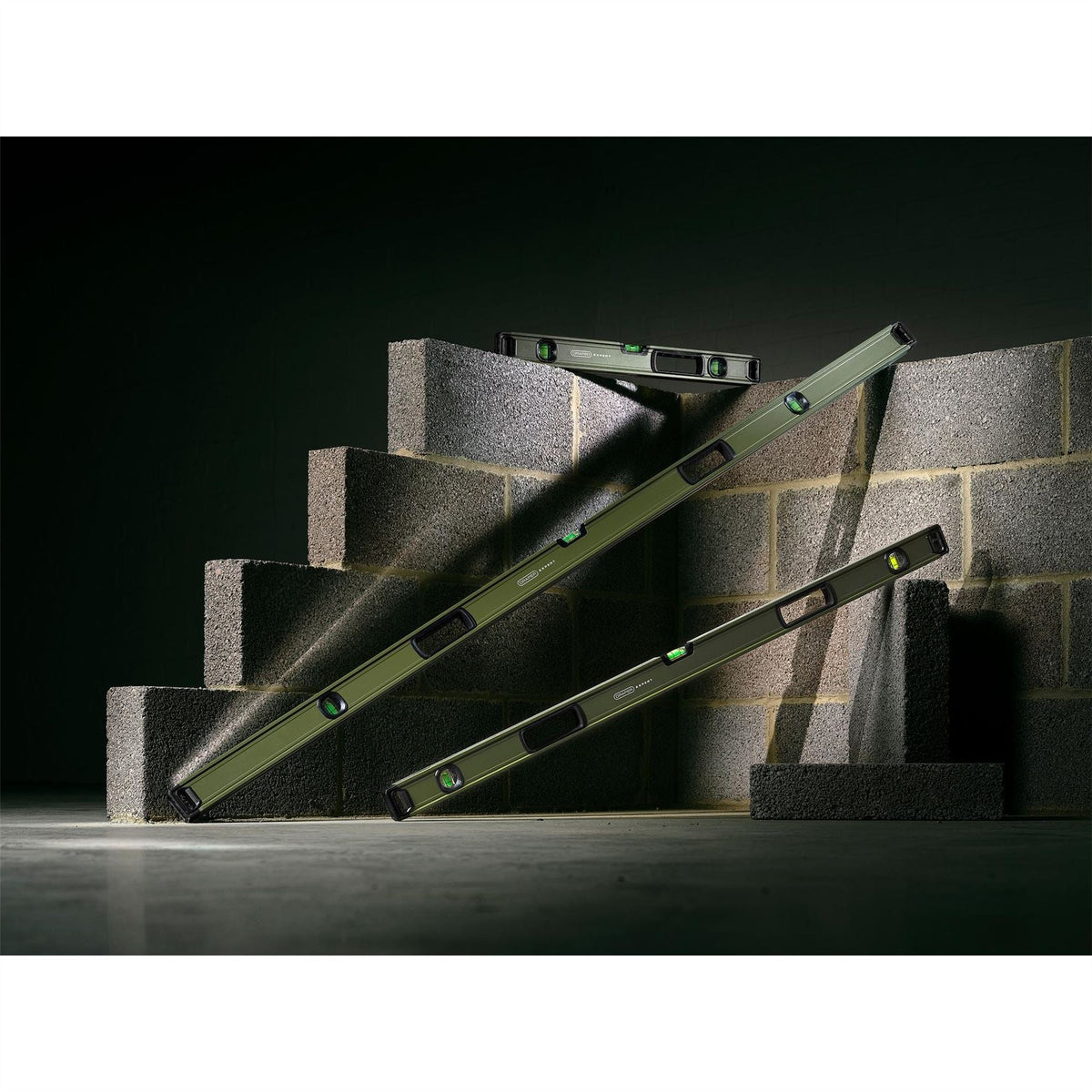 Draper Expert Box Spirit Level with Handle Set (3 Piece) 29006  White Rose Tools