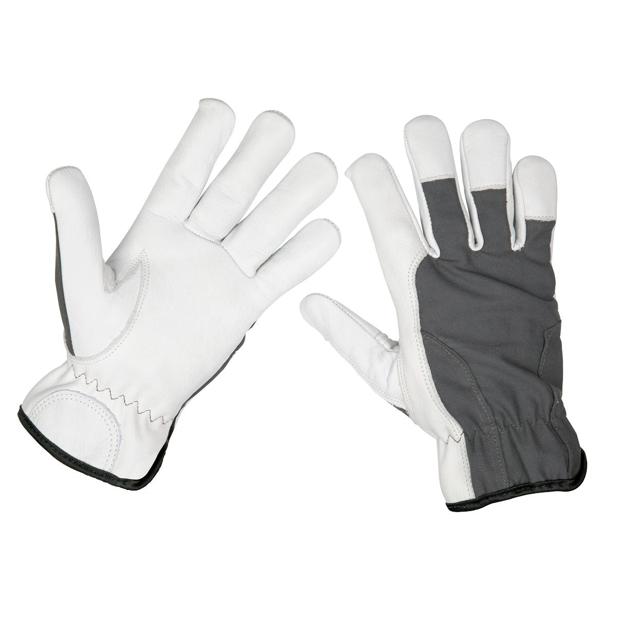 Worksafe by Sealey Super Cool Hide Gloves Large - Pair