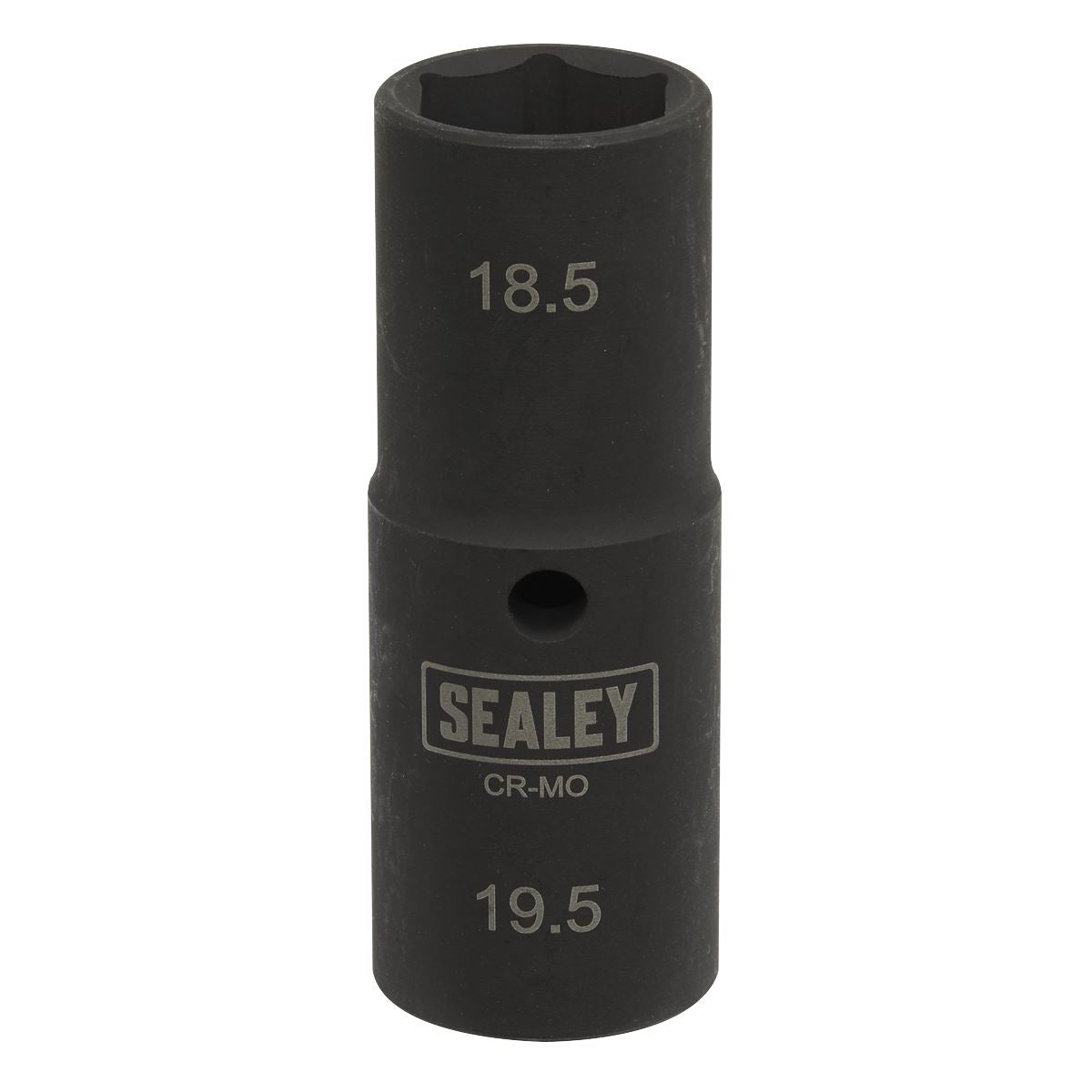 Sealey Deep Impact Socket 1/2" Drive Double Ended 18.5mm 19.5mm 