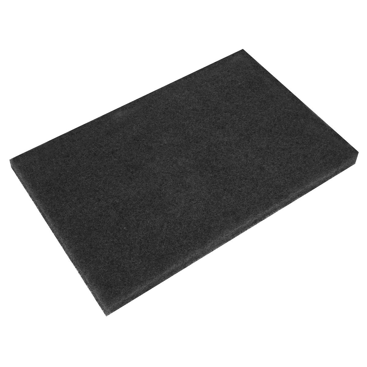 Worksafe by Sealey Black Stripping Pads 12 x 18 x 1" - Pack of 5