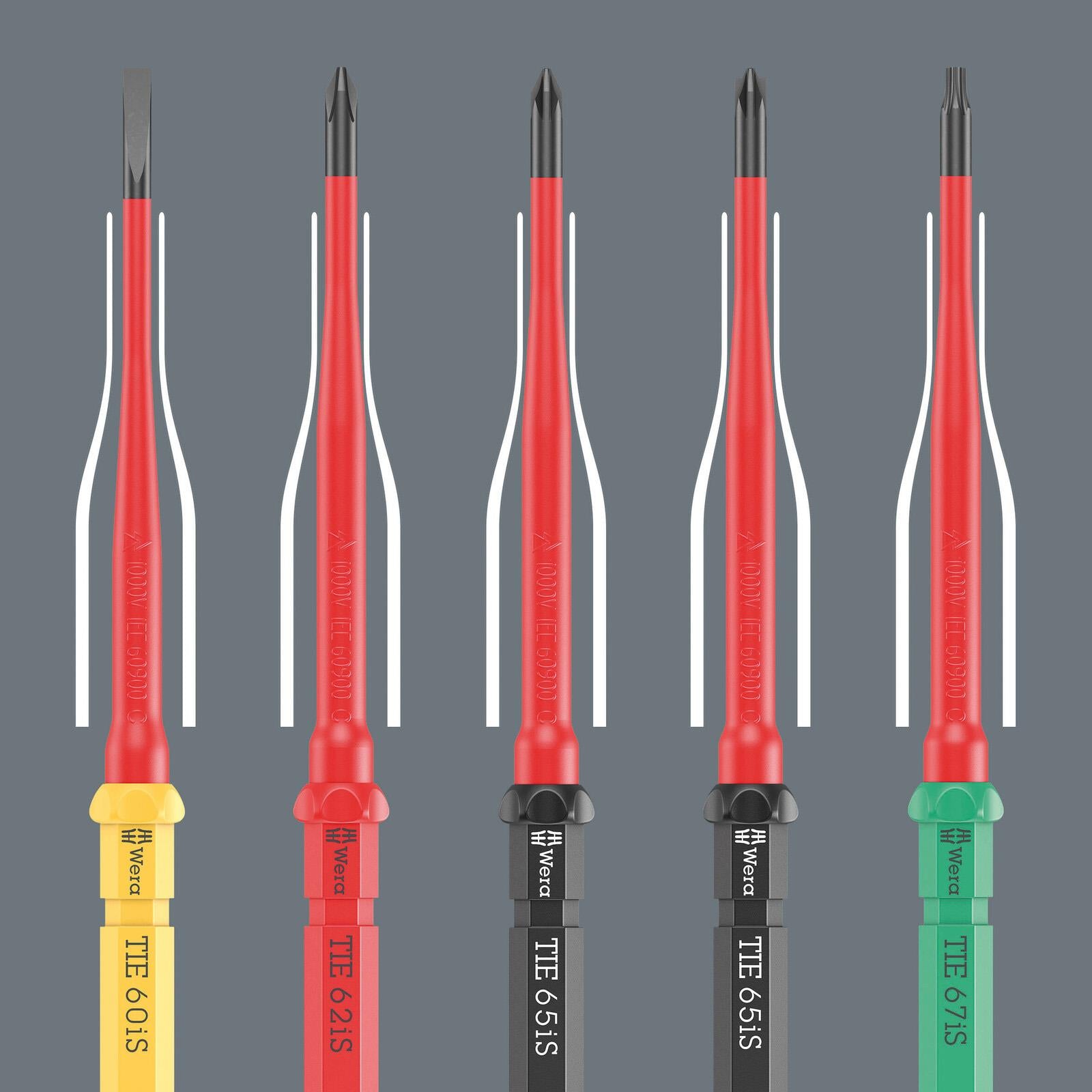 Wera VDE Ratchet Screwdriver Set Take It Easy Kraftform Kompakt KK VDE 17 RA 1 17 Pieces PH PZ PZ/S TX SL