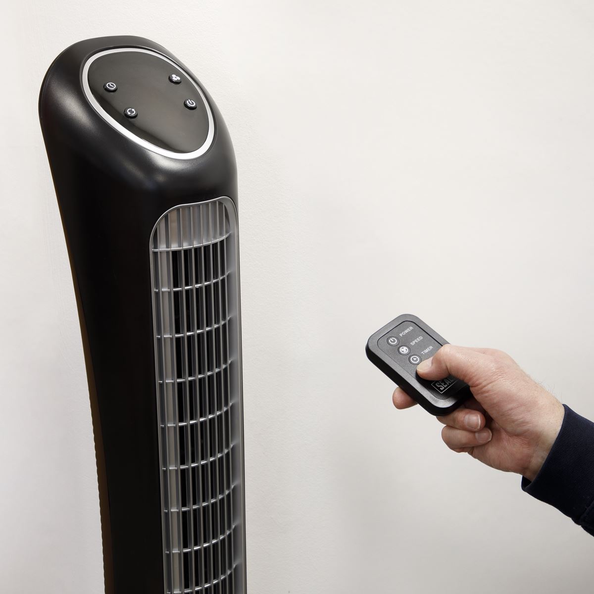 Sealey 43" Quiet High Performance Oscillating Tower Fan 