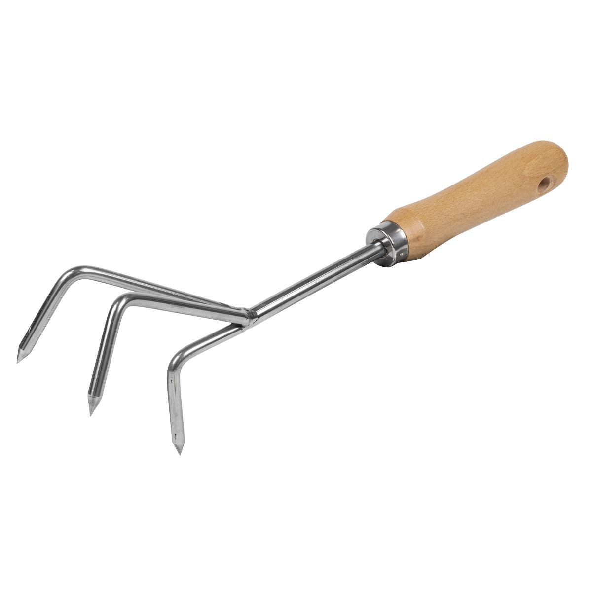 Sealey Premier Cultivator with Short Ash Handle & Stainless Steel Tines
