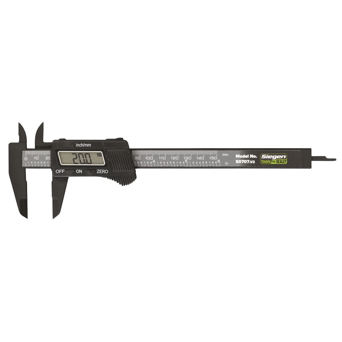 Siegen by Sealey Digital Electronic Vernier Caliper 0-150mm(0-6") 