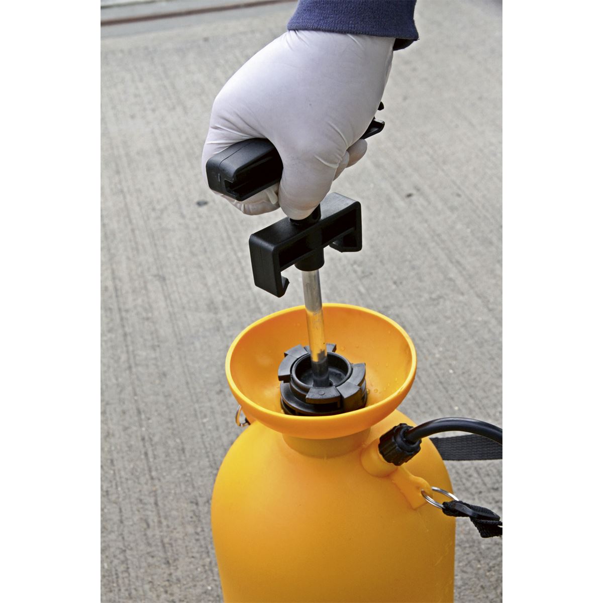 Sealey Pressure Sprayer 5L Gardening Pesticide Herbicide Fluid Bottle Lance