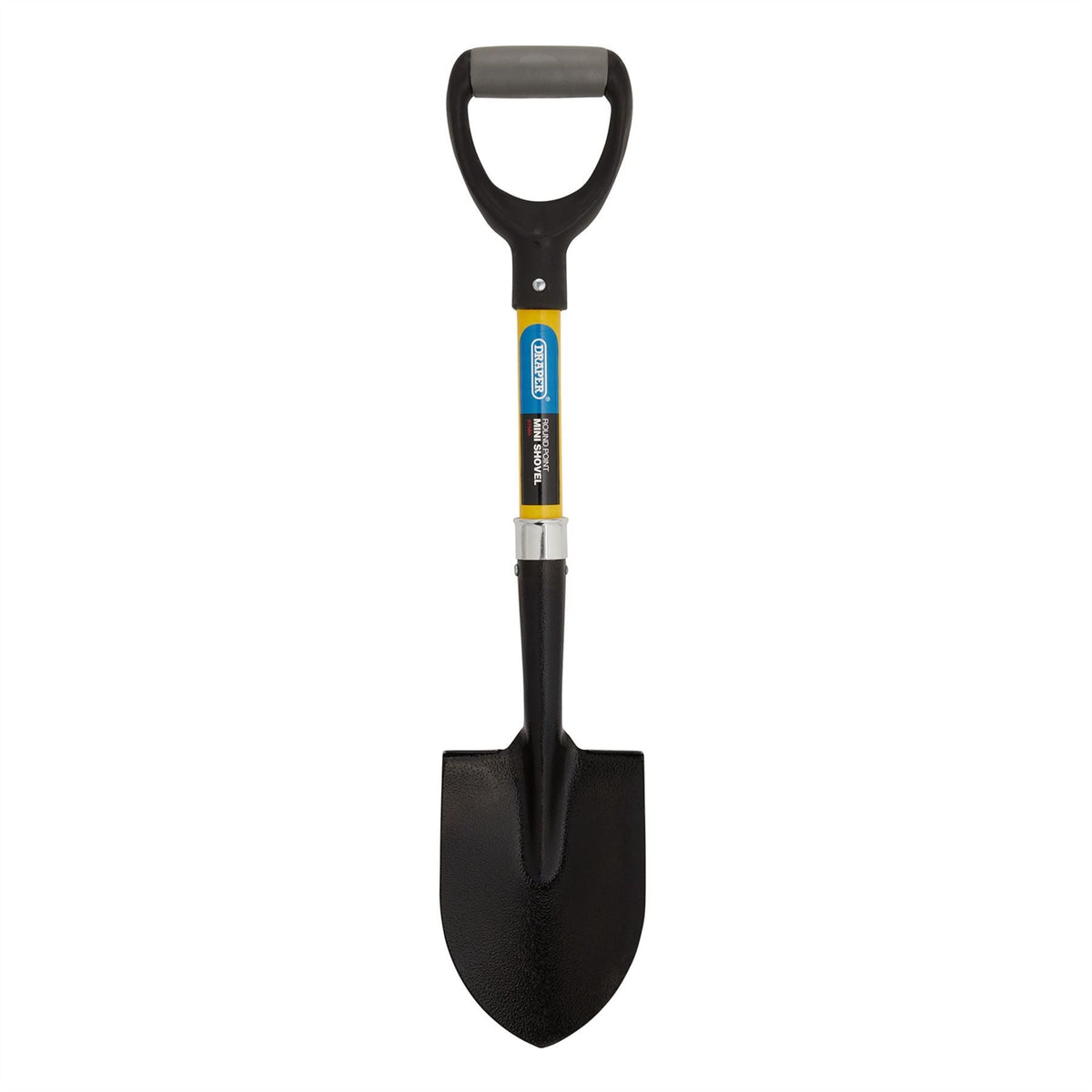 Draper Round Point Mini Builders Shovel with Fibreglass Shaft 57569  White Rose Tools