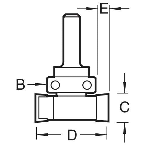 Trend Intumescent Cutter 10mm X 24mm  C209X1/4TC 