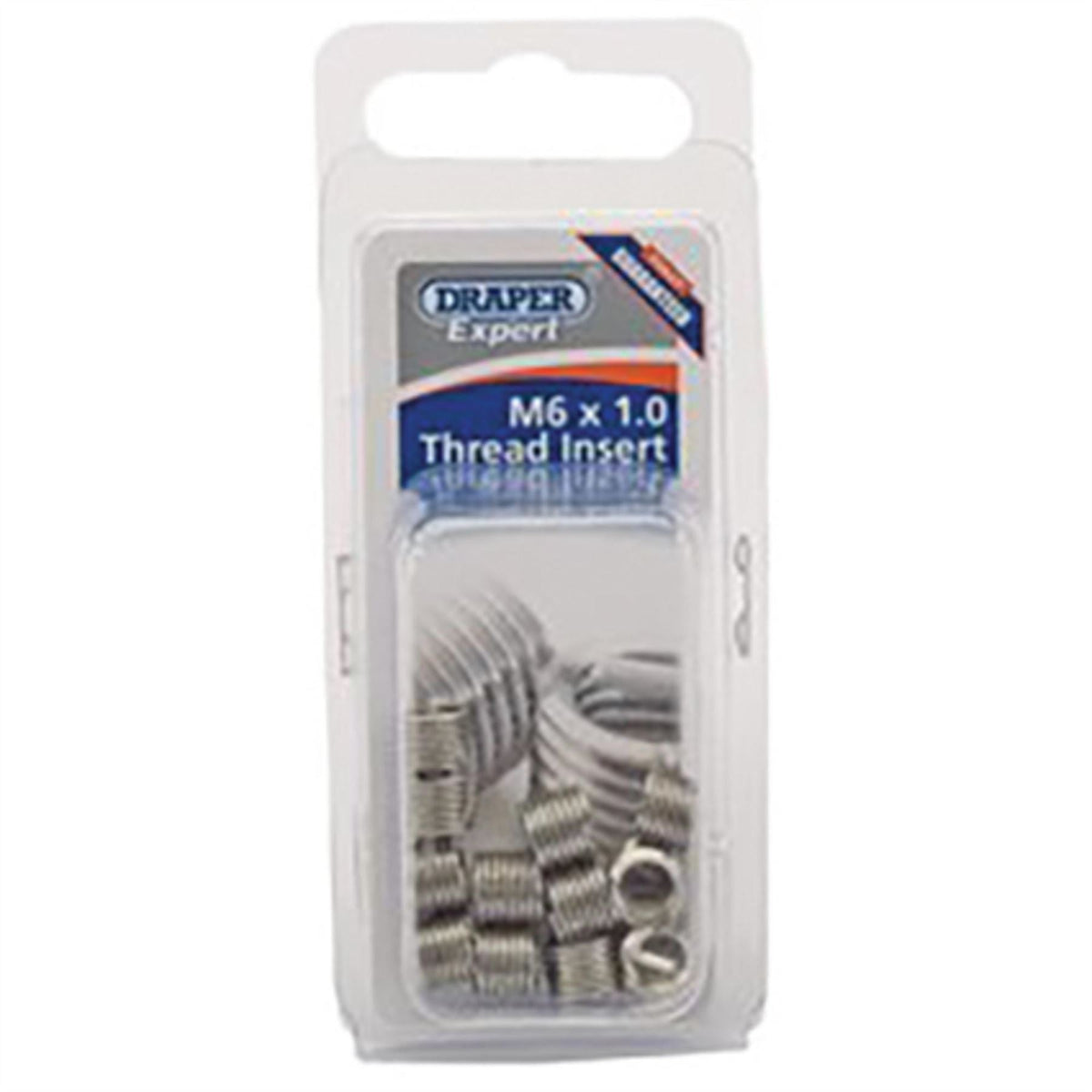 Draper Metric Thread Insert Refill M6 x 1.0 (Pack of 12) 21708  White Rose Tools