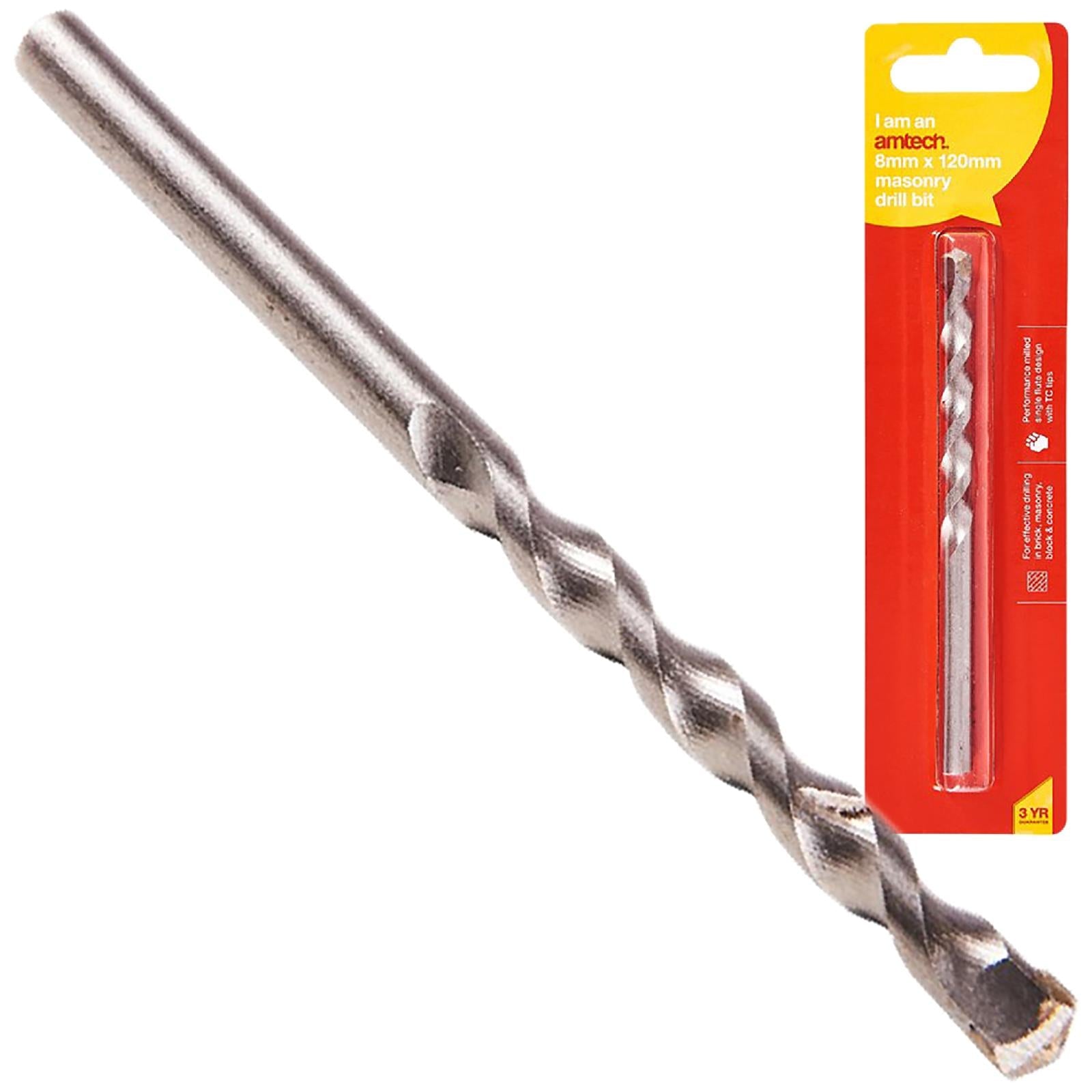 Amtech Masonry Drill Bit 8 x 120 mm 