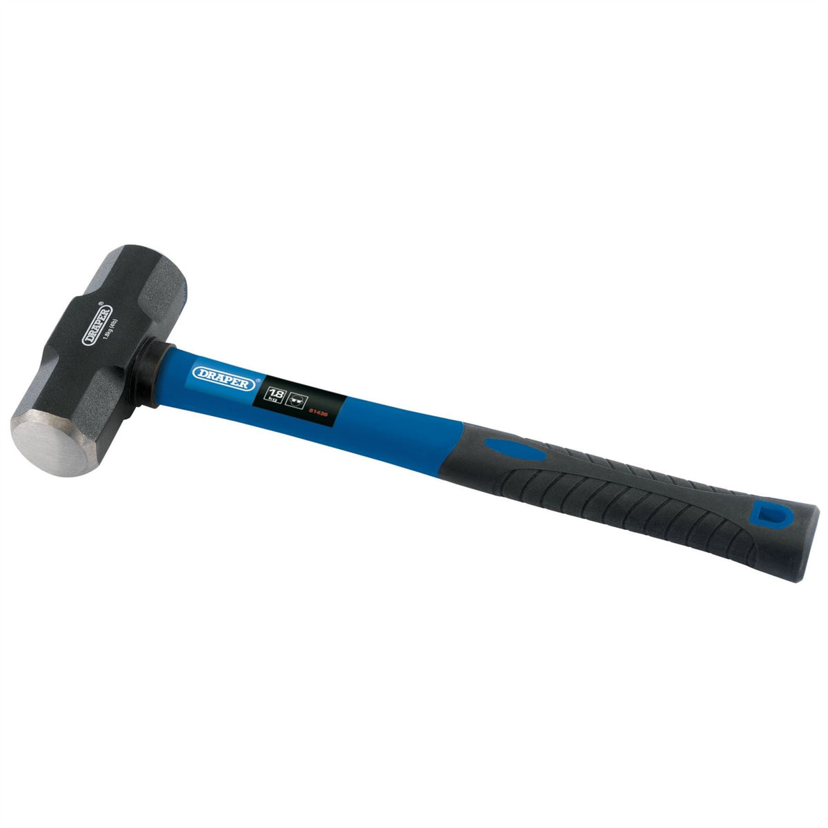 Draper Short Handle Sledge Hammer with Fibreglass Shaft 1.8kg/4lb 81436  White Rose Tools