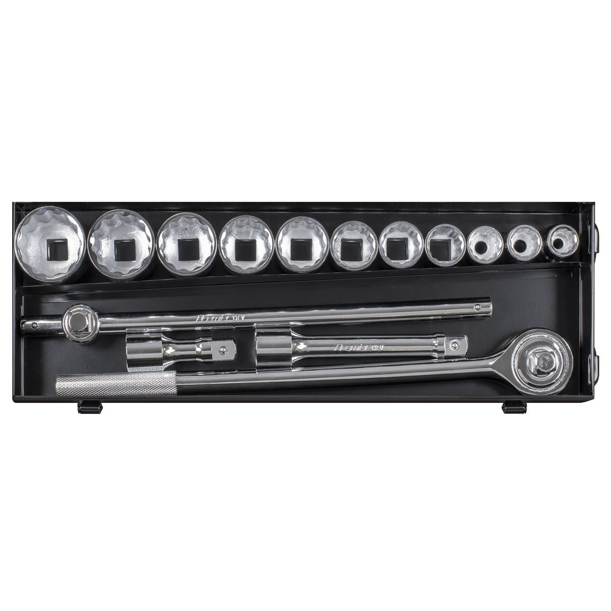 Sealey Premier Socket Set 15pc 3/4"Sq Drive 12-point WallDrive®  White Rose Tools