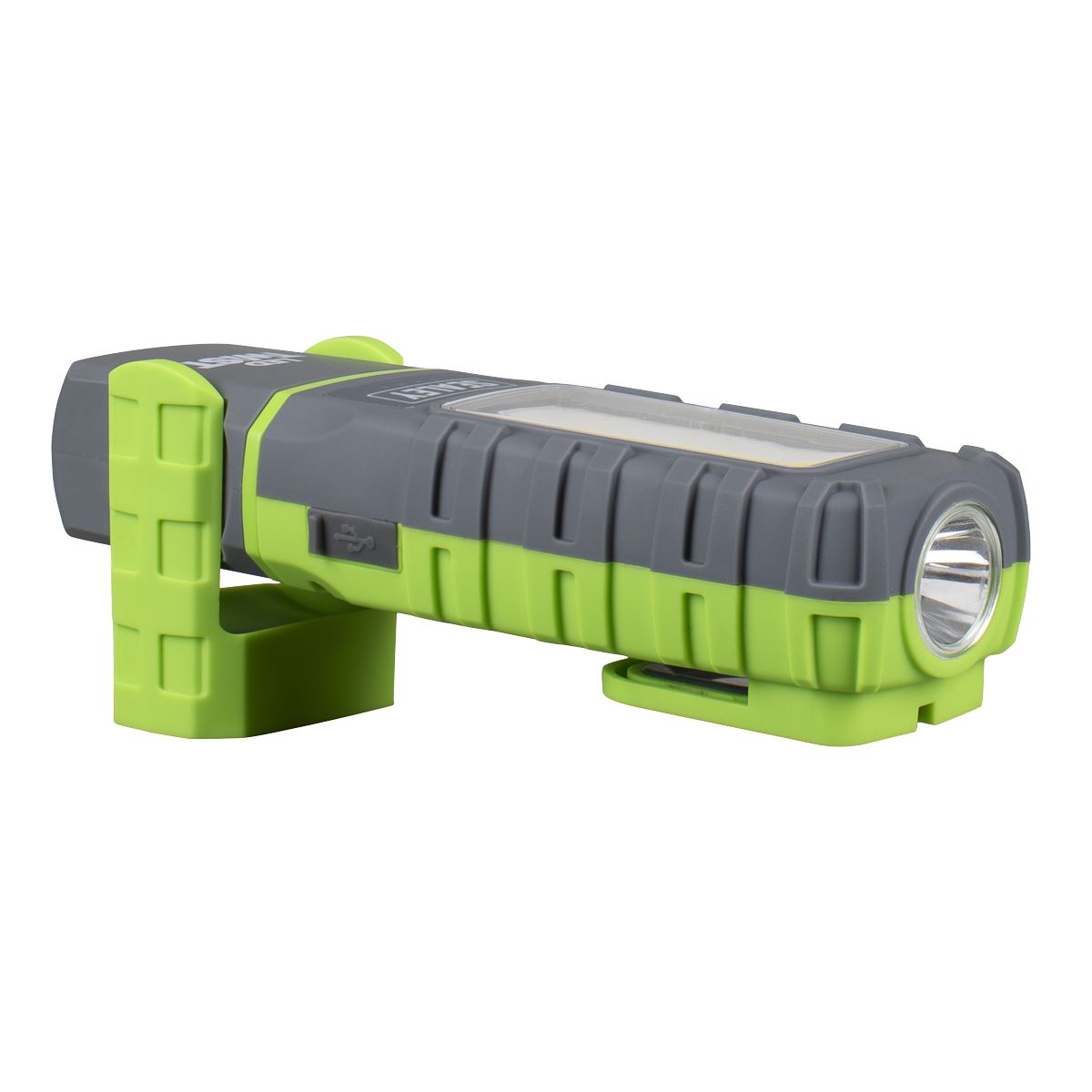 Sealey LED Twist Rechargeable Inspection Light 5W COB & 1W SMD  White Rose Tools