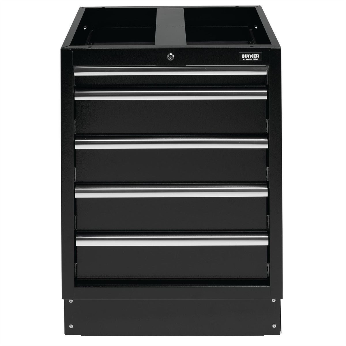 BUNKER Modular Floor Cabinet 5 Drawer 680mm 31387  White Rose Tools
