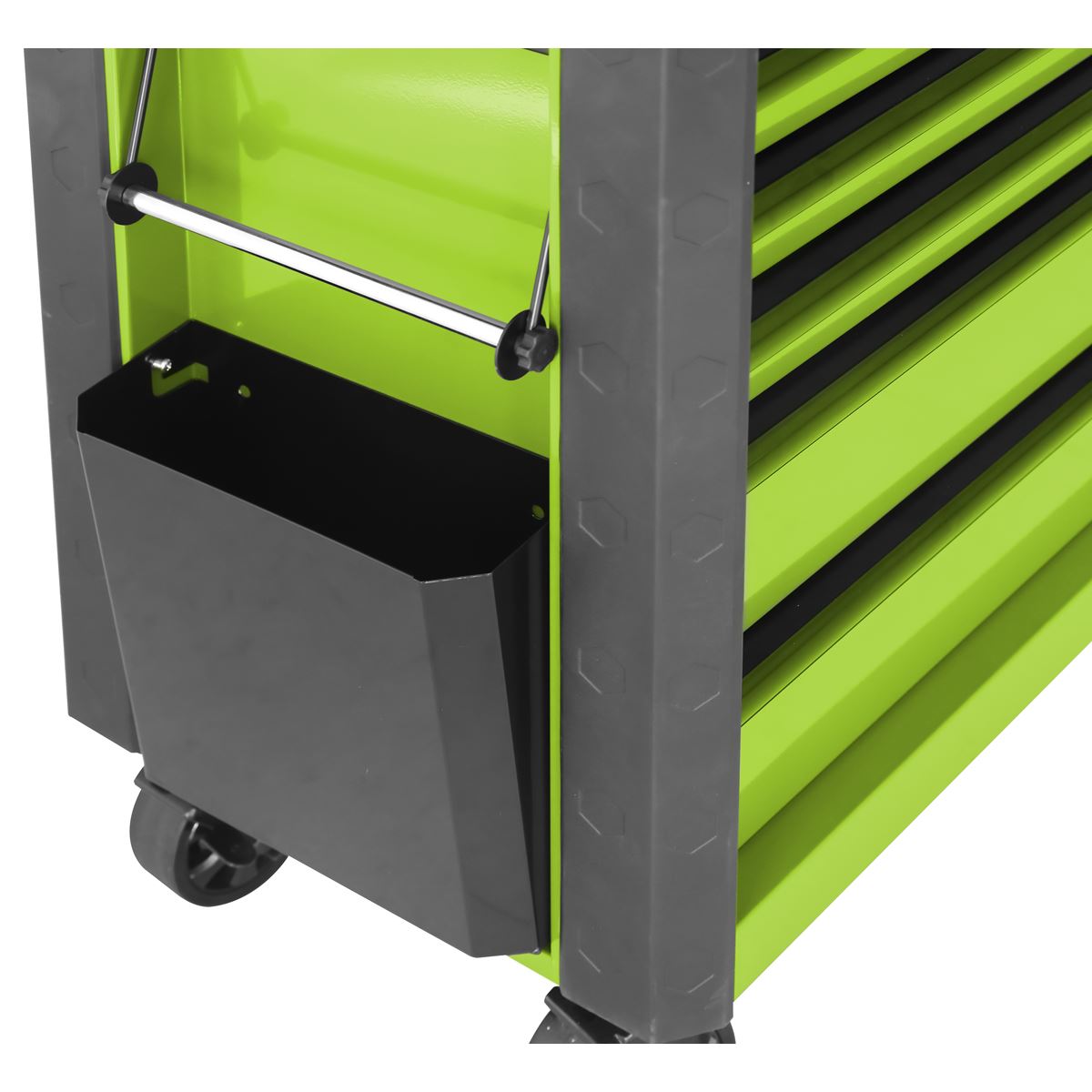 Sealey Superline Pro Tool Trolley 6 Drawer with Ball Bearing Slides - Green 