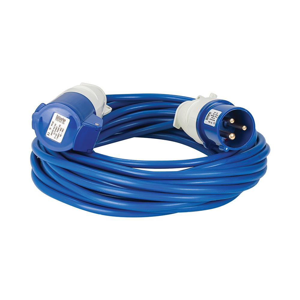 Defender Extension Lead Blue 2.5mm2 16A 14m 230V E85221