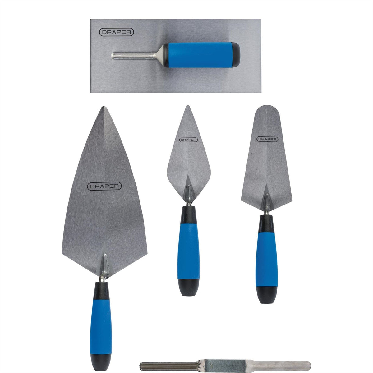 Draper Soft Grip Trowel Set (5 Piece) 70372  White Rose Tools