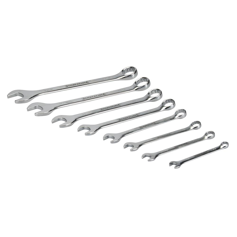 Silverline Whitworth Spanner Set 8pce 1/8 - 9/16" 633967