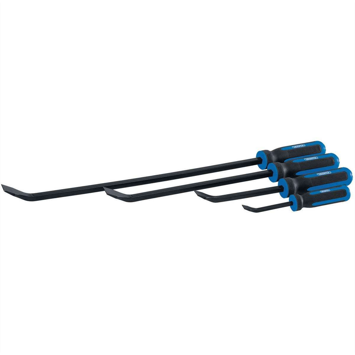 Draper 'Pound Thru' Soft Grip Pry Bar Set (4 Piece) 92034  White Rose Tools