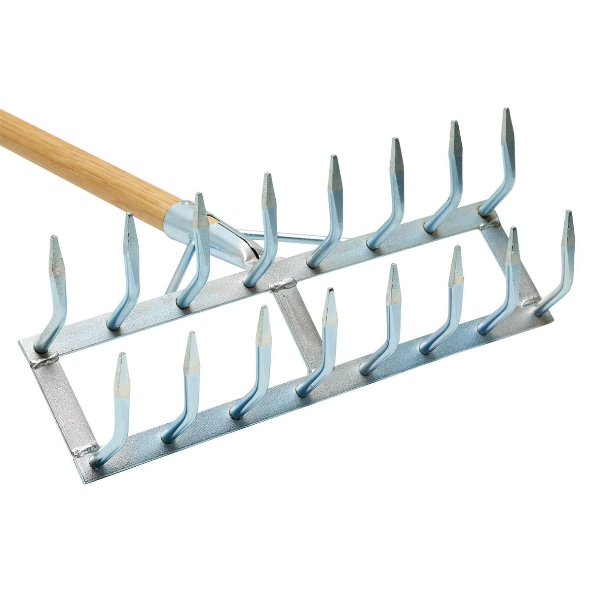 Draper Long Handled Steel Harrow Rake and Scarifier 09994  White Rose Tools