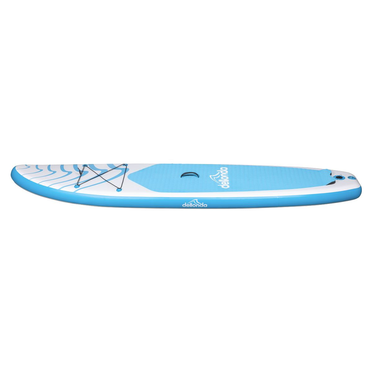 Dellonda Inflatable Stand Up Paddle Board 10'6" - Blue/White