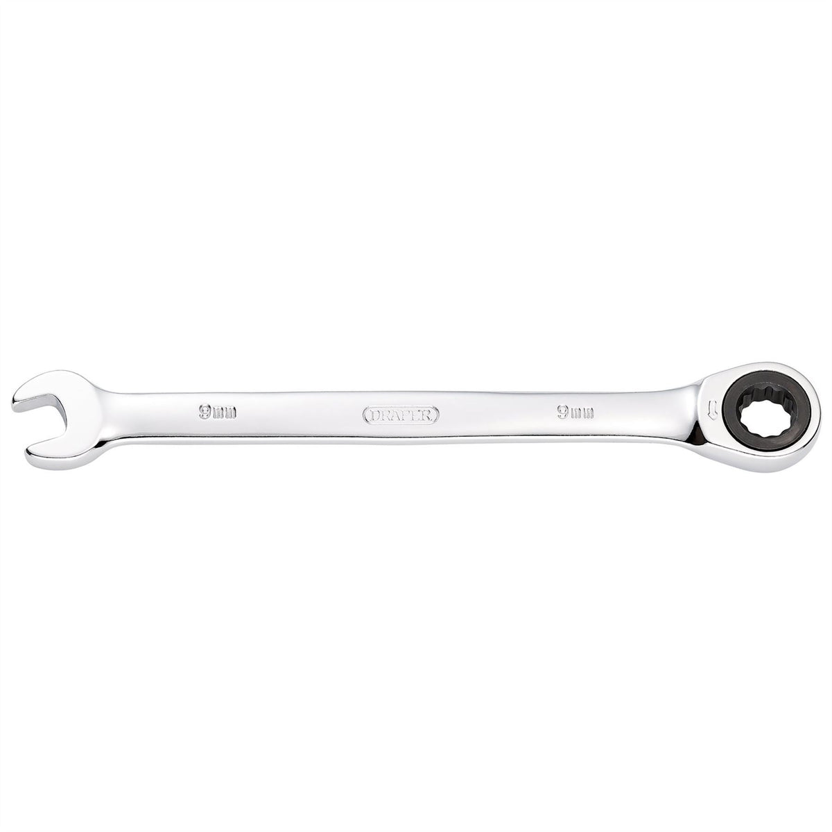 Draper Metric Ratcheting Combination Spanner 9mm 31006  White Rose Tools