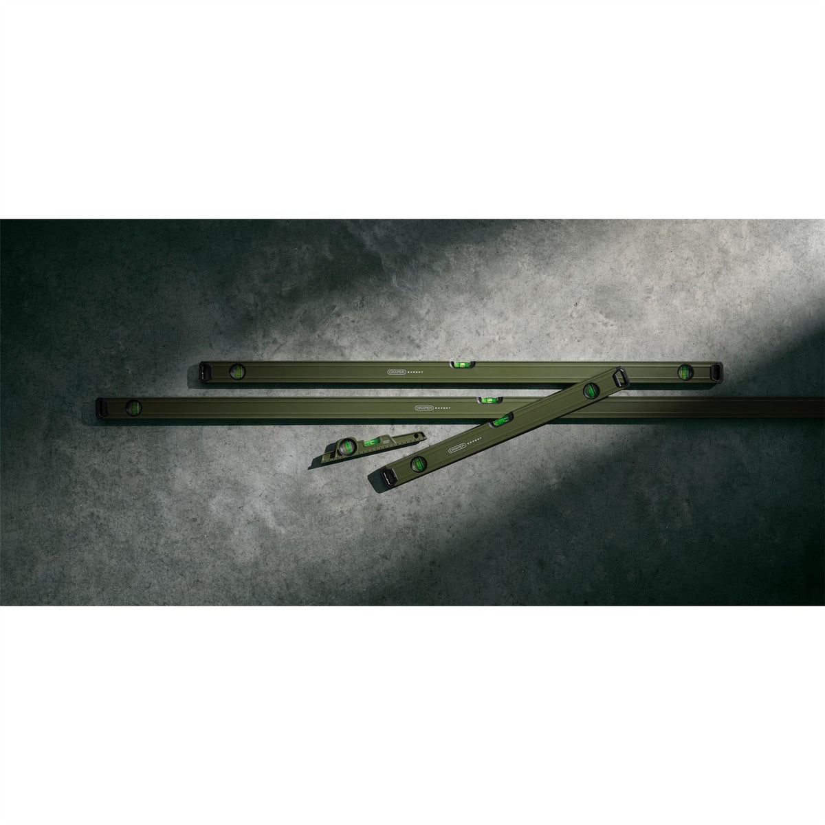 Draper Expert Box and Boat Spirit Level Set (4 Piece) 29056  White Rose Tools