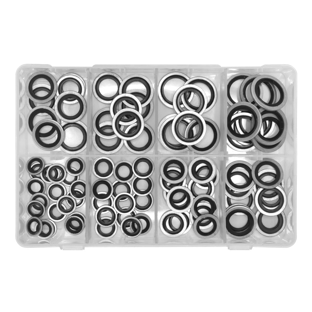 Sealey Bonded Seal (Dowty Seal) Assortment 88pc - Metric 