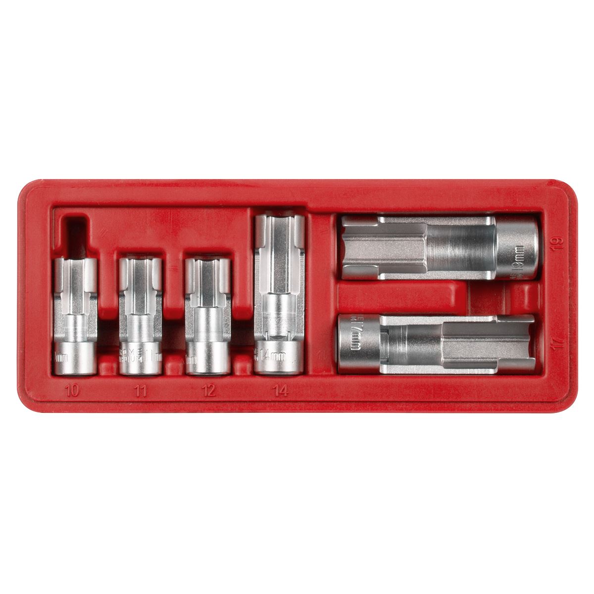 Sealey Window Socket Set 6pc  White Rose Tools