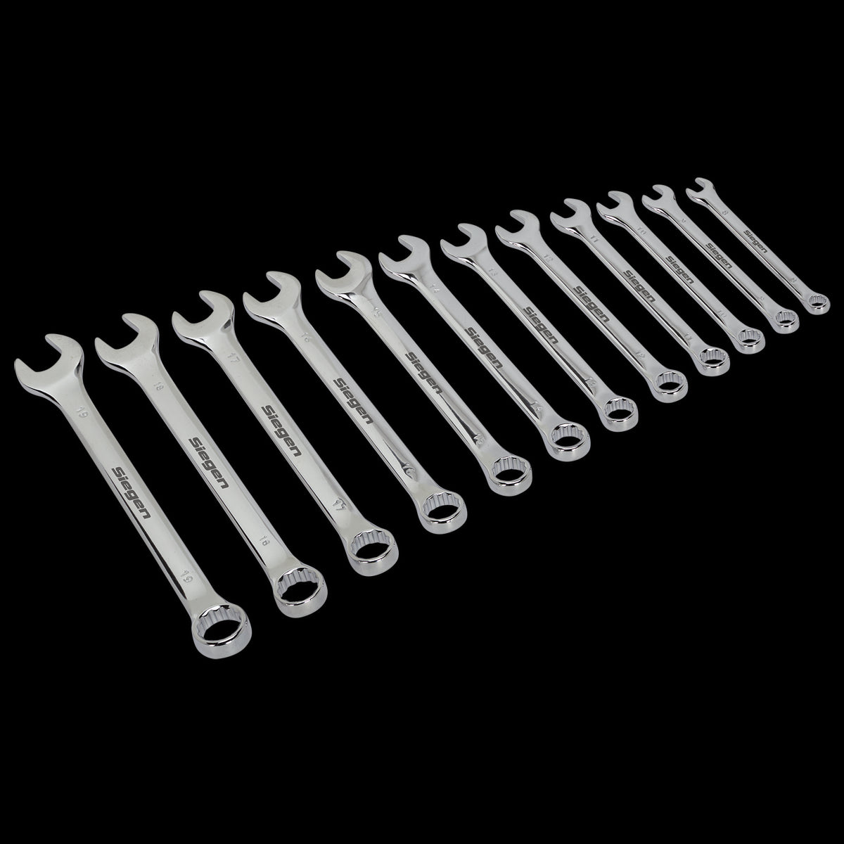 Siegen by Sealey Combination Spanner Set 12pc Metric