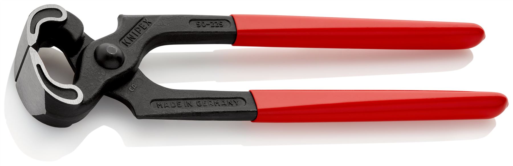 KNIPEX Carpenters Pincers 225mm Plastic Coated Handles 50 01 225