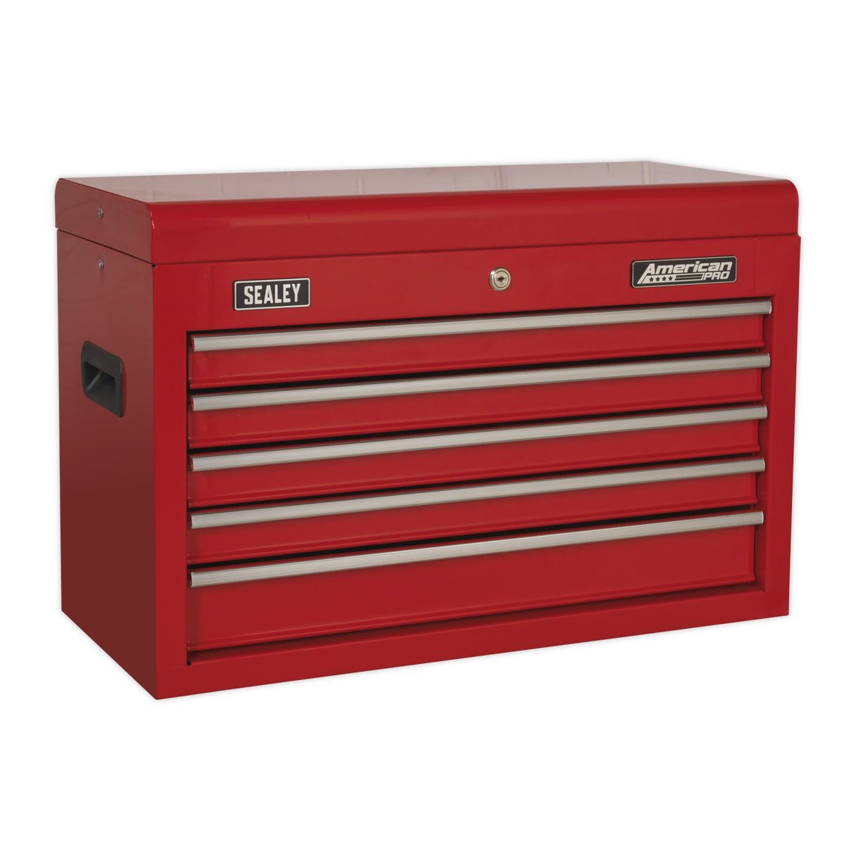Sealey American Pro Topchest 5 Drawer with Ball-Bearing Slides - Red 