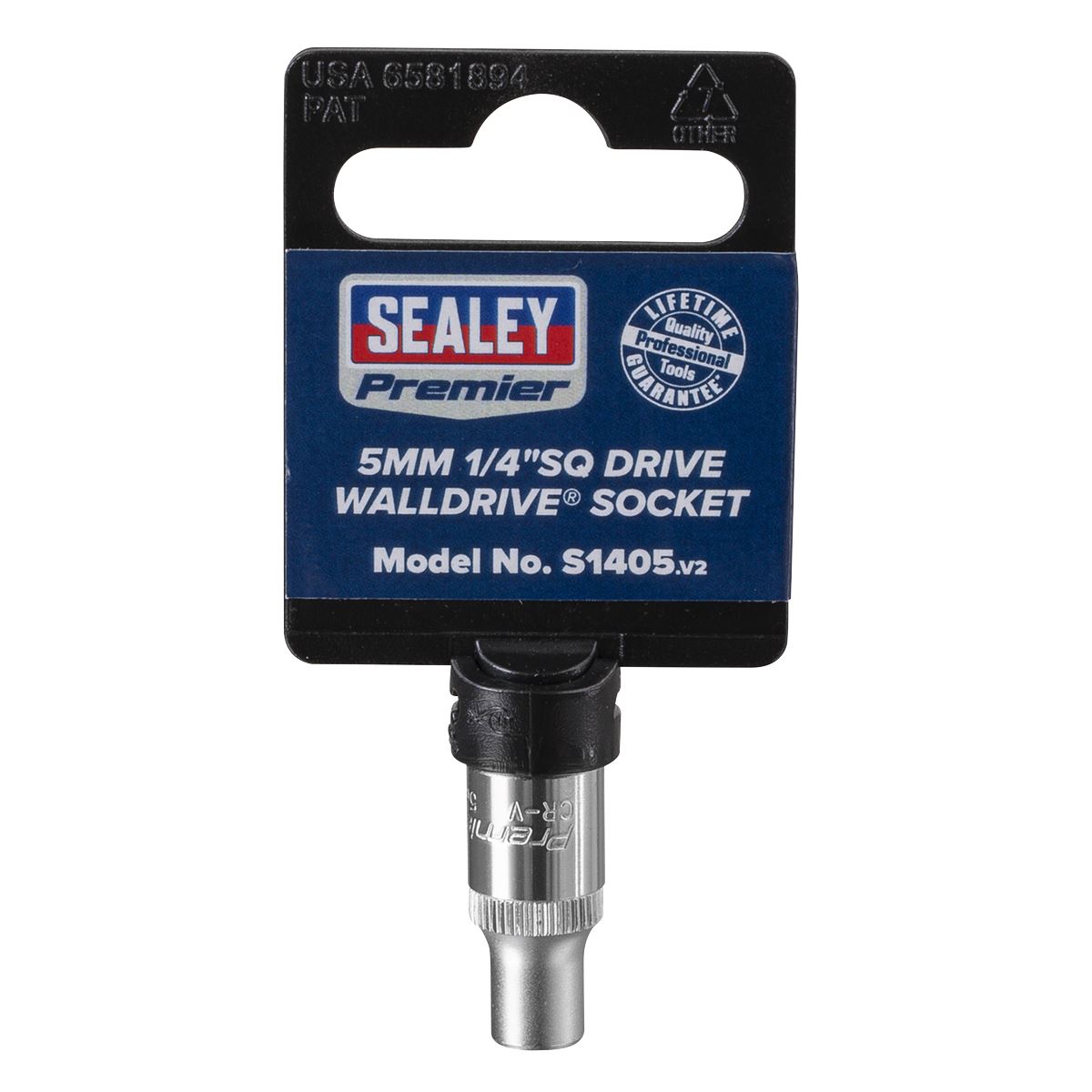 Sealey Premier WallDrive® Socket 5mm 1/4"Sq Drive