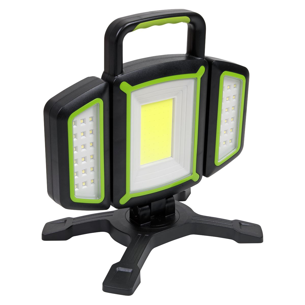 Sealey Rechargeable Flexible Floodlight 18W COB & 9W SMD LED 