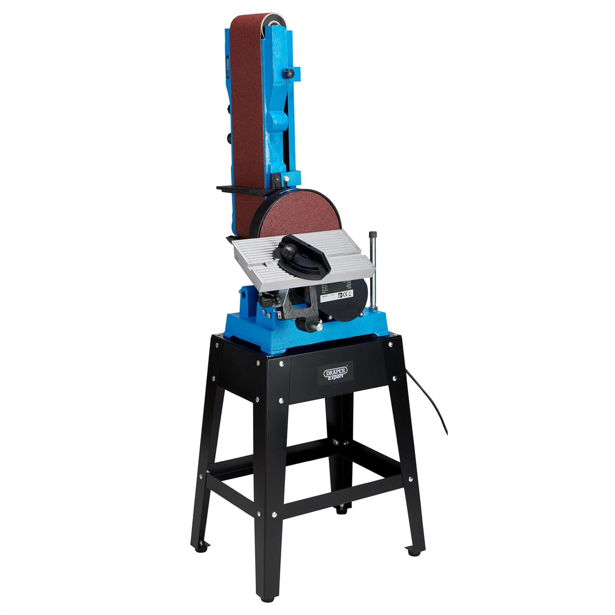 Draper Expert 230V Belt and Disc Sander With Tool Stand 150mm 750W 98423  White Rose Tools