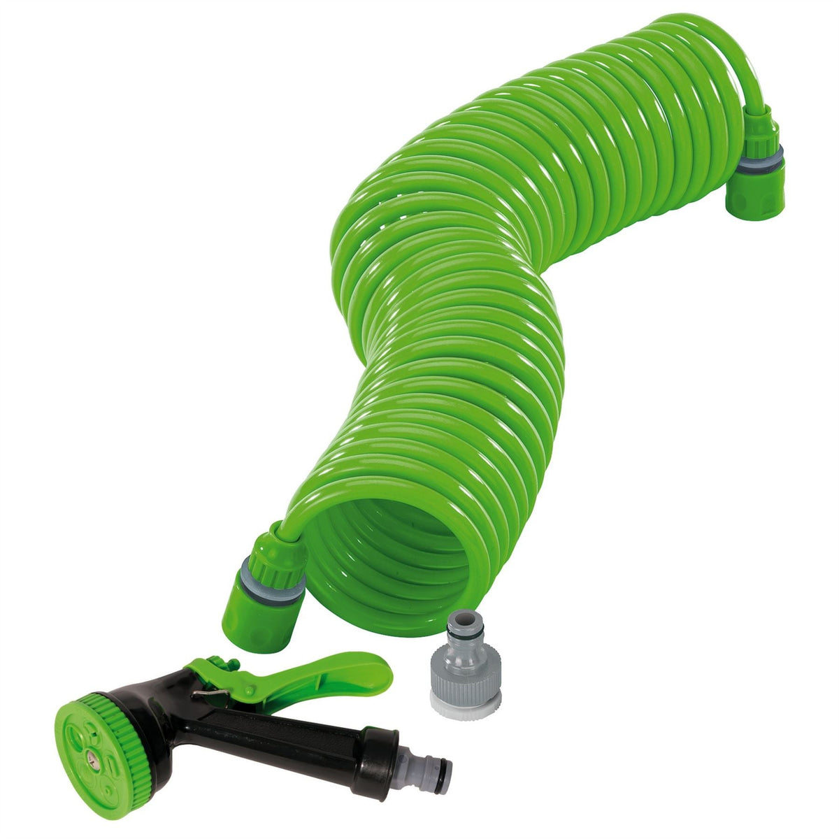 Draper Recoil Hose with Spray Gun and Tap Connector 10m 83984  White Rose Tools