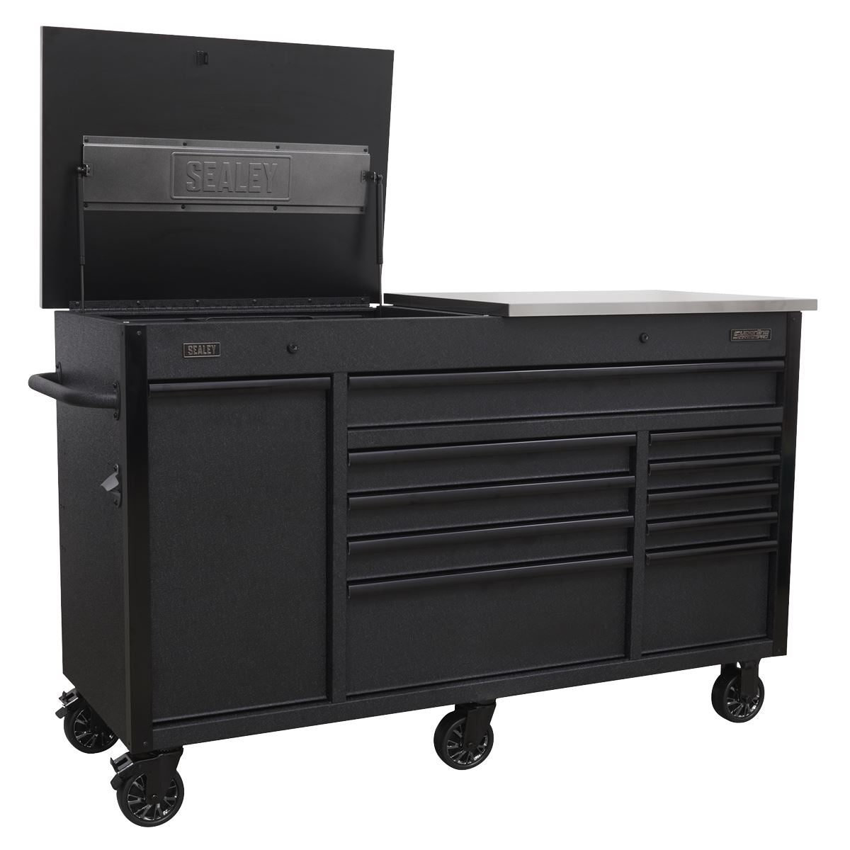 Sealey Superline Pro Mobile Tool Cabinet 1600mm with Power Tool Charging Drawer 