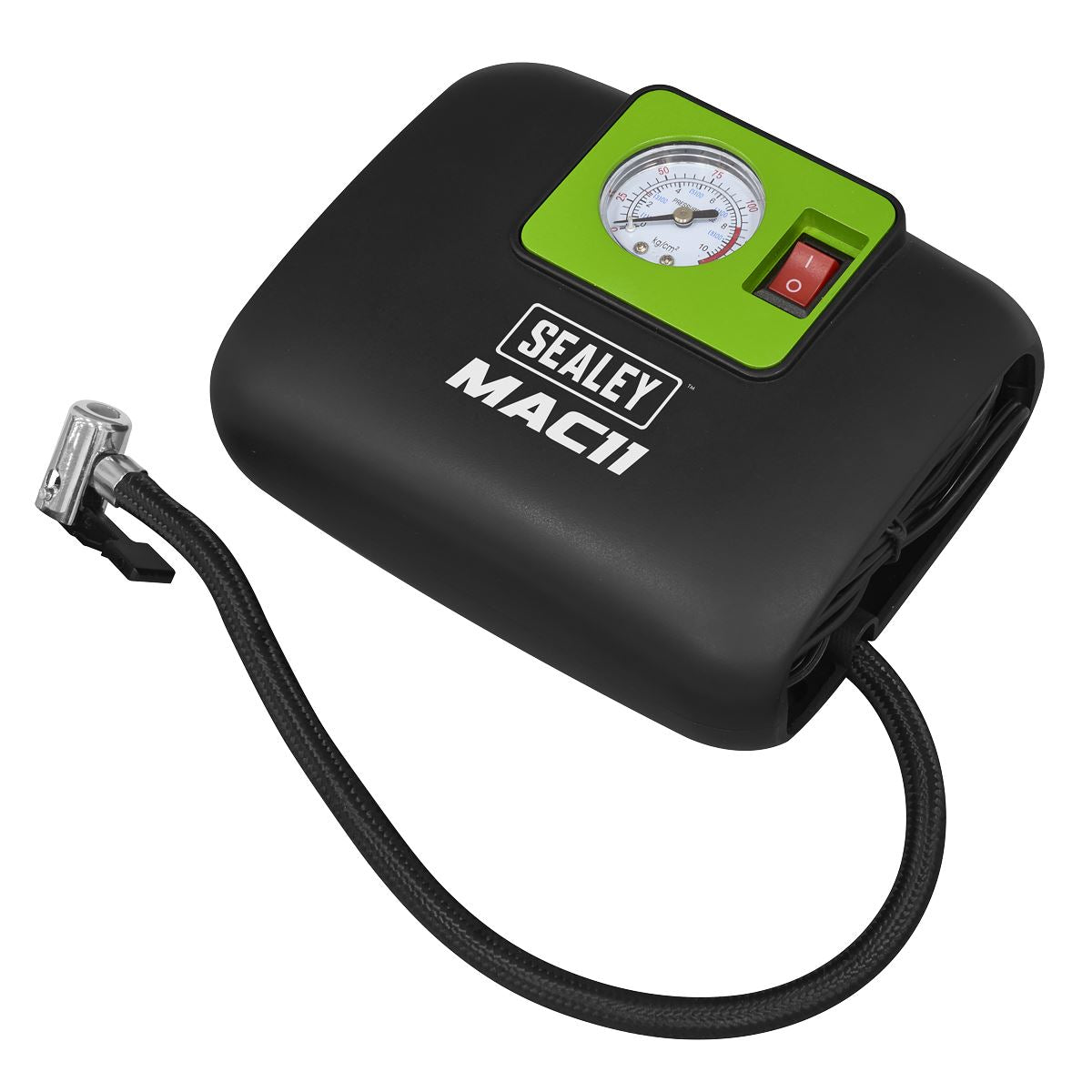 Sealey Tyre Inflator with Worklight 12V  White Rose Tools