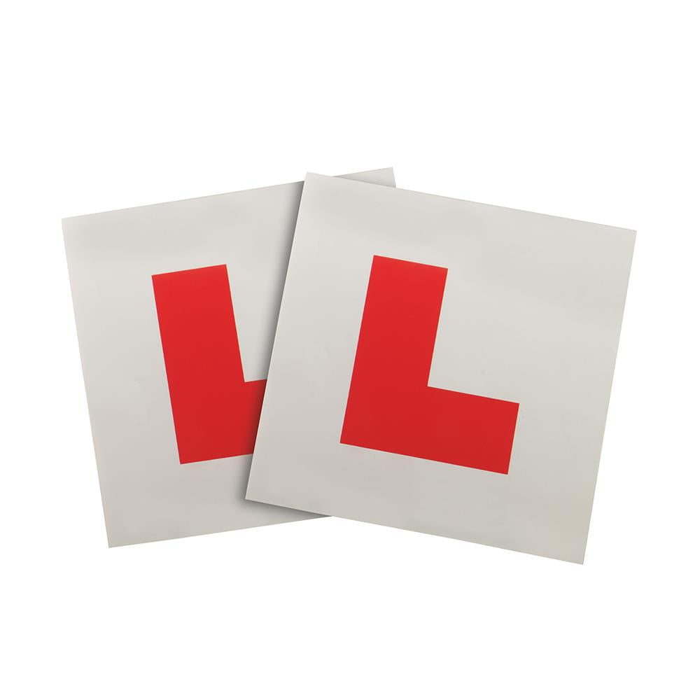 Silverline Magnetic 'L' Plates 2pce 583036