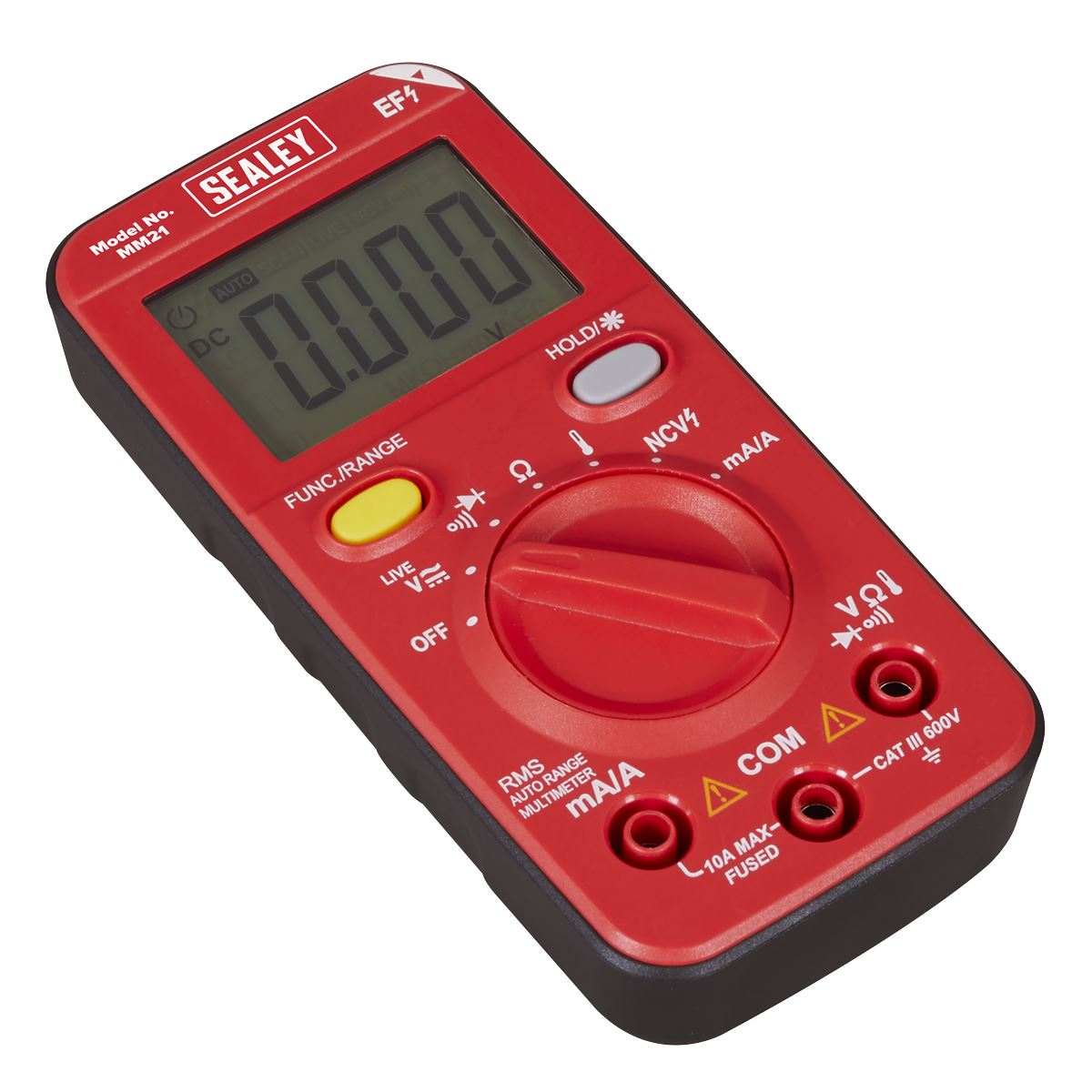 Sealey 10-Function Professional Auto-Ranging Digital Multimeter  White Rose Tools