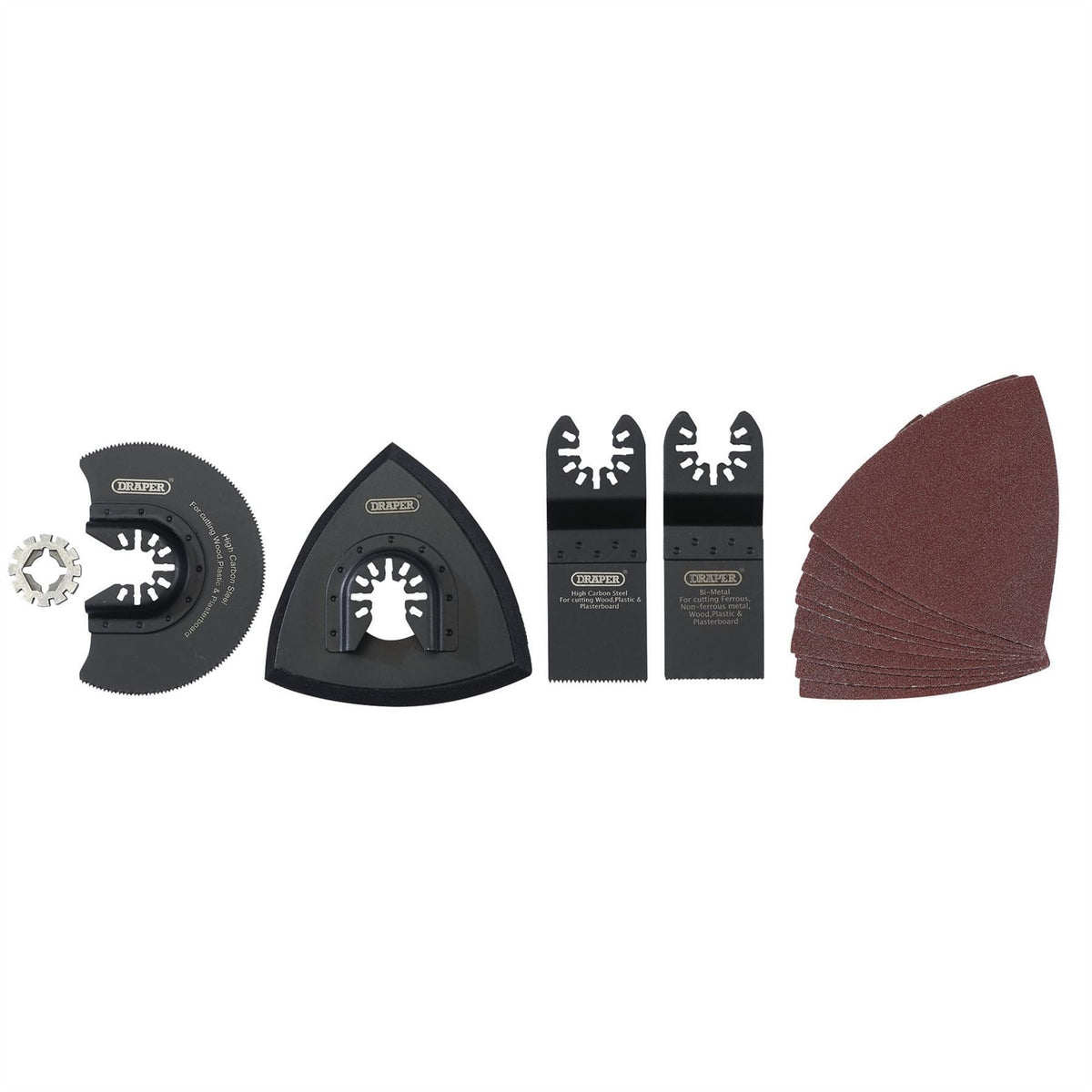 Draper Multi-Tool Blade Set (15 Piece) 70481  White Rose Tools