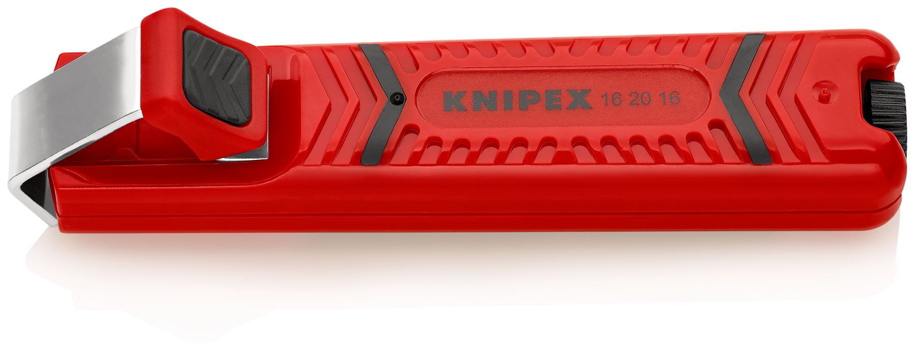 KNIPEX Round Cable Stripping Tool with Scalpel Blade 130mm for 4-16mm Diameter 16 20 16 SB