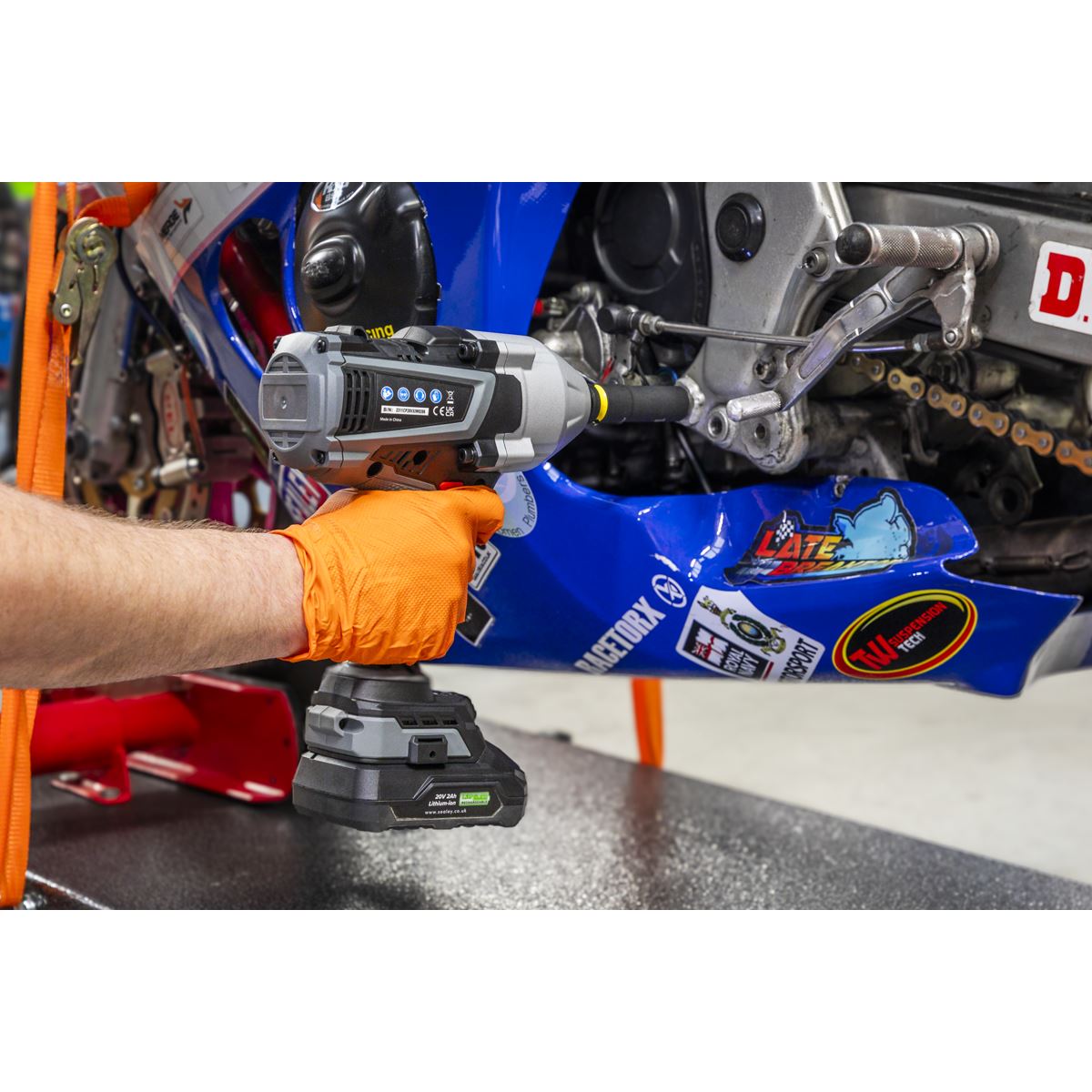 Sealey Premier Brushless Impact Wrench 20V SV20 Series 1/2"Sq Drive - Body Only 