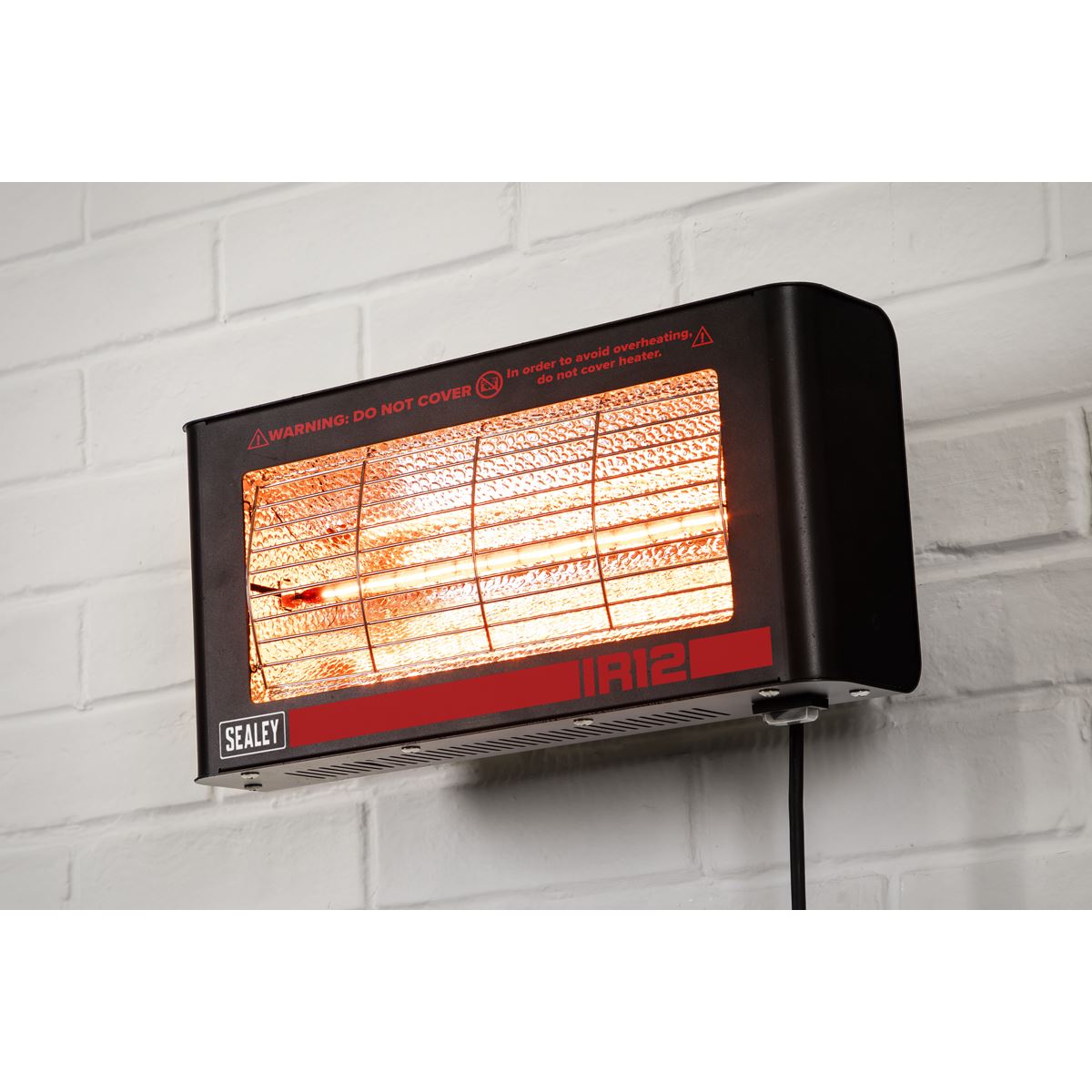Sealey Infrared Quartz Heater - Wall Mounting 1.2W/230V 