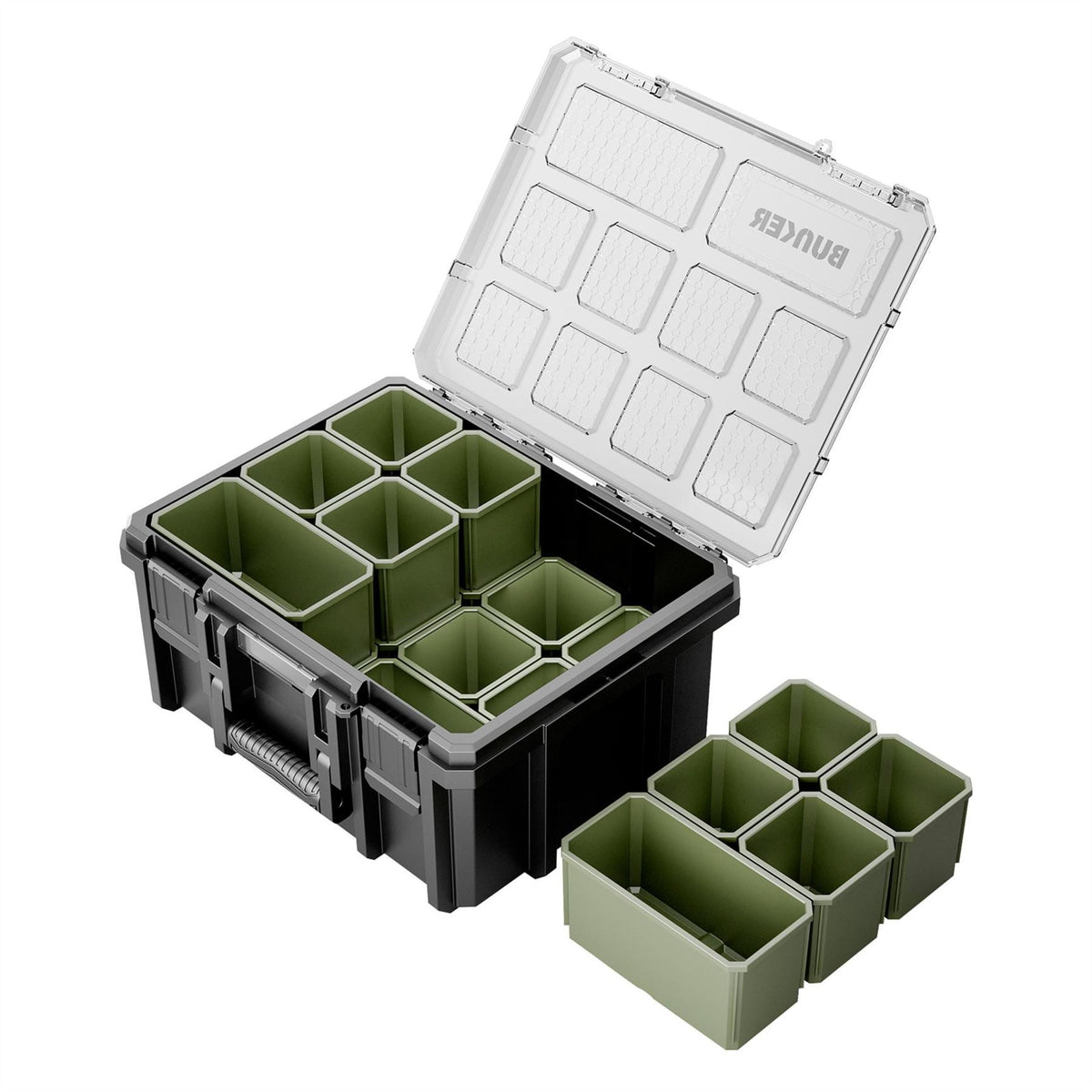 BUNKER Large Deep Organiser 408 x 334 x 189mm 29703  White Rose Tools