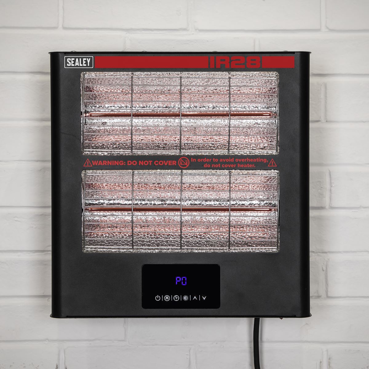 Sealey Infrared Quartz Heater - Wall Mounting 2.8kW/230V