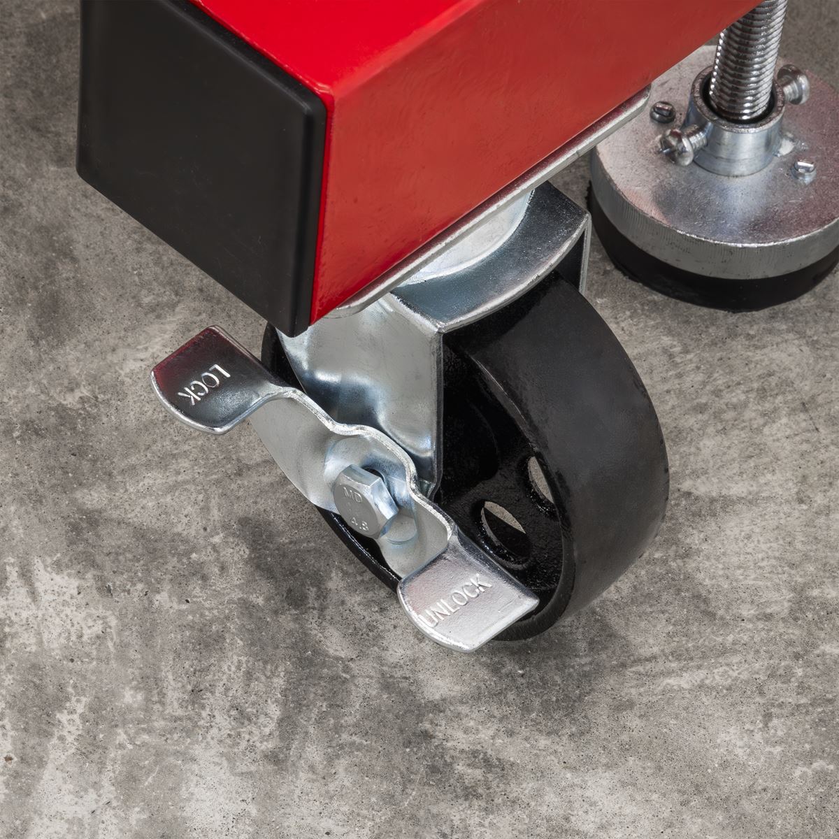 Sealey Folding 360º Rotating Engine Stand with Geared Handle Drive 680kg Capacity