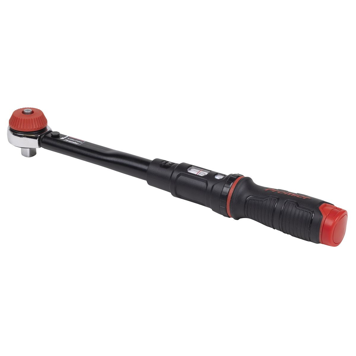 Sealey Premier Black Calibrated Micrometer Torque Wrench with 3/8"Sq Push-Through Drive 10-50Nm  White Rose Tools